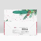 Пакет подарочный «Снегирь на праздник », 23?17.8?9.8 см (комплект 6 шт) - фото 22747990