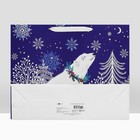 Пакет подарочный "На снежочке", ХL  50 х 40 х 15 см - фото 38291254