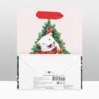 Пакет подарочный новогодний ламинированный «Принимайте поздравления», 18×22.3×10 см - Фото 4