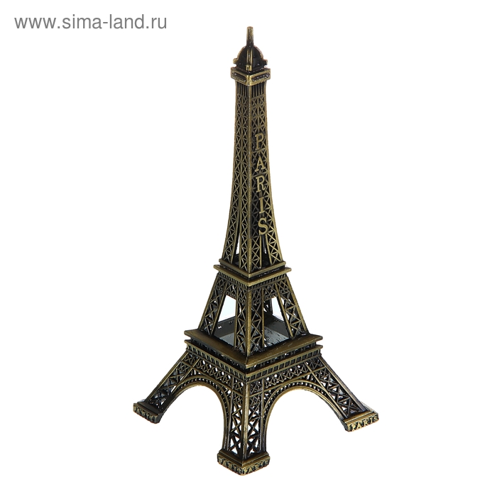 Сувенир металл "Эйфелева башня" 15,5х6х6 см - Фото 1