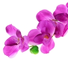 Цветы искусственные орхидея зиг заг 90 см d=8 см синий - Фото 2