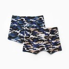 Боксеры детские, цвет камуфляжный микс, рост 104-116 см - фото 806072033