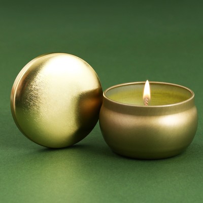 Ароматическая свеча в банке «Богатство», аромат ваниль, 6 х 6 х 4 см.