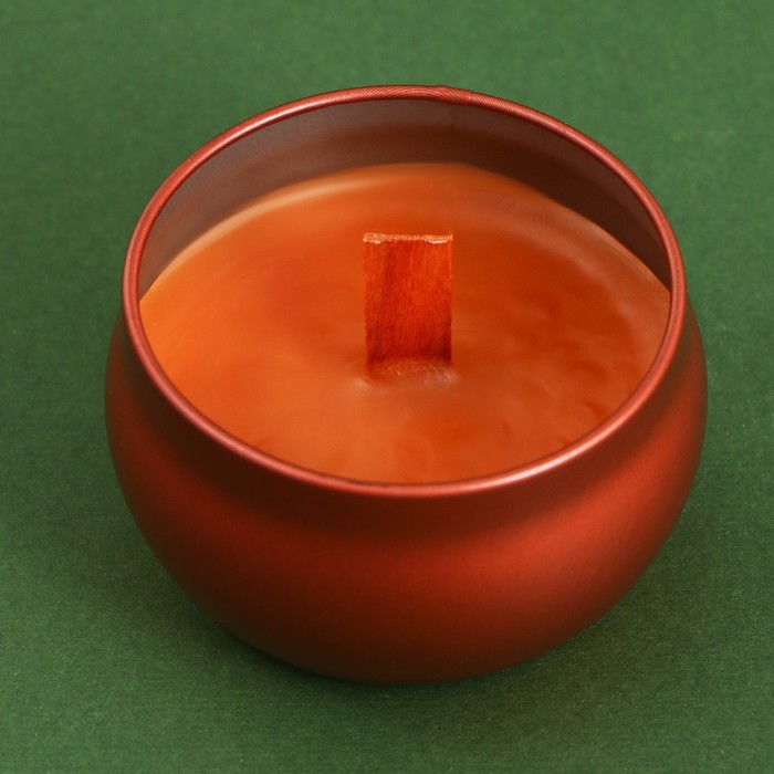 Свеча из пчелиного воска "Арома рай", аромат кофе,  6 х 6 х 4 см
