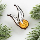 Значок новогодний в коробочке Magic winter, 4.2×2.5 см - Фото 4