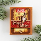 Значок новогодний в коробочке Magic winter, 4.2×2.5 см - Фото 6