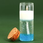 Ароматическая свеча в колбе «Новый год: Сияние звезд», лёгкий аромат - Фото 3