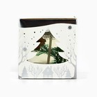 Свеча новогодняя гелевая «Еловый лес», с декором внутри, 5×6 см - Фото 7