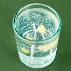 Свеча гелевая в стакане с декором внутри «Цветочнаяя» 5 х 5 х 6 см - Фото 3