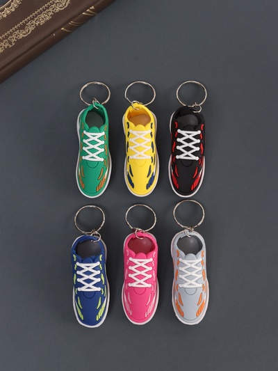 Брелок для ключей на кольце «Кроссовок с огнём», резина, 3.3×2.8×7.5 см, МИКС