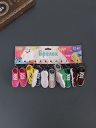 Брелок резина "Кроссовок с огнём" МИКС 3,3х2,8х7,5 см 9614953