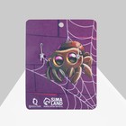 Серьги акрил «Пауки» в банках, цвет чёрно-голубой в серебре - фото 22729222