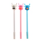 Ручка-прикол Calligrata «Олень», чёрный стержень, гелевая, подарочная, МИКС - Фото 3