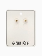 Серьги со стразами «Клео» классика, красные в золоте  (артикул 9691659)  большой выбор товаров оптом и в розницу по низким ценам с доставкой