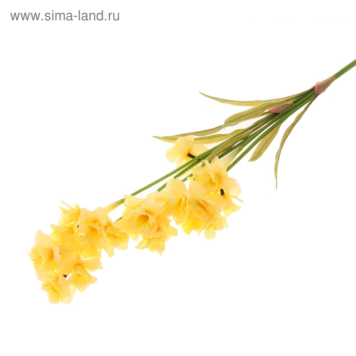 цветы искусственные льнянка 95 см желтый - Фото 1