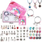 Набор для создания браслетов «Подарок для девочек», единорог, 71 предмет, цветной - фото 7346527