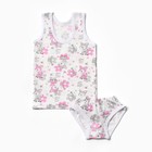 Комплект (майка, трусы) для девочки, рост 86-92 см - фото 24361088