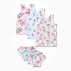 Комплект (майка, трусы) для девочки, рост 86-92 см - фото 24361089