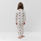 Пижама детская для девочки, цвет белый, рост 110 см - Фото 4