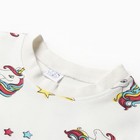 Пижама детская для девочки, цвет белый, рост 110 см - Фото 6