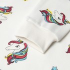 Пижама детская для девочки, цвет белый, рост 122 см - Фото 7