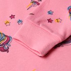 Пижама детская для девочки, цвет розовый, рост 104 см - Фото 3