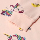 Пижама детская для девочки, цвет бежевый, рост 104 см - Фото 3