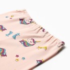 Пижама детская для девочки, цвет бежевый, рост 122 см - Фото 6