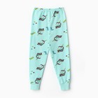 Пижама детская для девочки, цвет изумрудный, рост 98 см - Фото 5