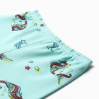 Пижама детская для девочки, цвет изумрудный, рост 98 см - Фото 7