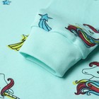 Пижама детская для девочки, цвет изумрудный, рост 122 см - Фото 3