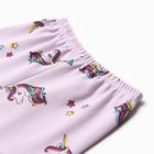 Пижама детская для девочки, цвет сиреневый, рост 116 см - Фото 6