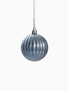 Ёлочные игрушки «Новогодние забавы», шары новогодние, d=5.5 см, набор 4 шт., полосы, голубой - Фото 5