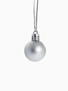 Ёлочные игрушки «Праздничный переполох», шары новогодние, пластик, набор d=3 см, 16 шт., серебро - Фото 5