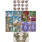 Набор декупажных карт 6 шт «Разные драконы»  А4, 45 г/м2 - фото 926072
