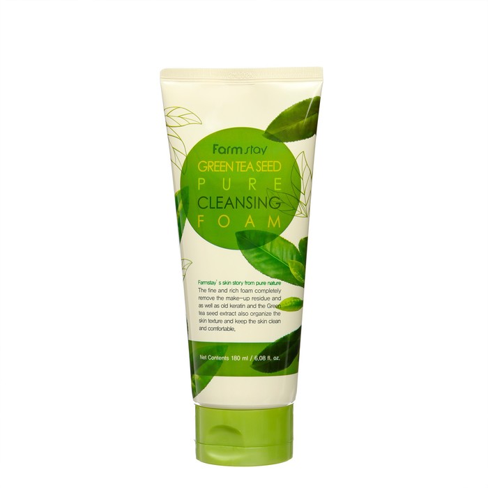 Пенка для умывания FarmStay Green Tea Seed Pure Cleansing Foam 38492