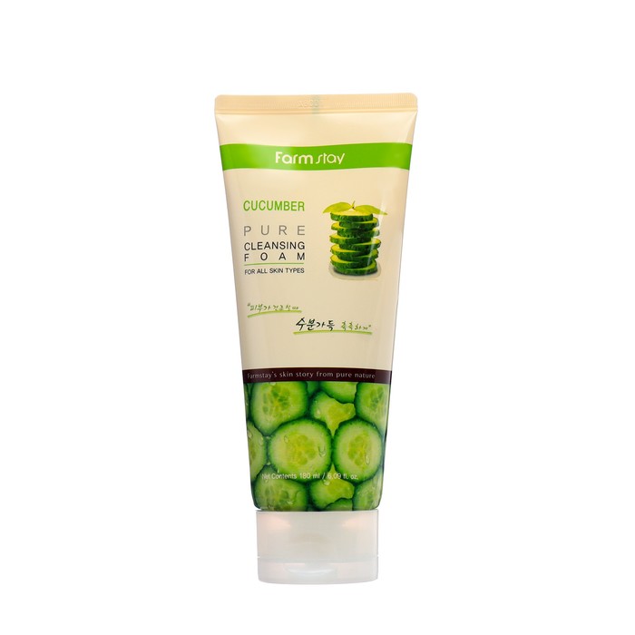 Пенка для умывания FarmStay Cucumber Pure Cleansing Foam 38494