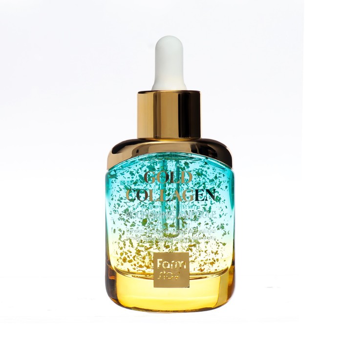 Питательная сыворотка FarmStay с золотом и коллагеном, 35 мл 38524
