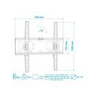 Кронштейн Tuarex OLIMP-204, для ТВ, наклонный, 26-65", до 40 кг, 48 мм, черный - фото 51435915 Кронштейн Tuarex OLIMP-204, для ТВ, наклонный, 26-65", до 40 кг, 48 мм, черный - фото 51435915