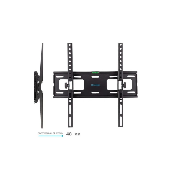 Кронштейн Tuarex OLIMP-204, для ТВ, наклонный, 26-65", до 40 кг, 48 мм, черный - фото 51435919