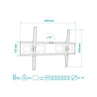 Кронштейн Tuarex OLIMP-202, для ТВ, наклонный, 32-90", до 45 кг, 48 мм, черный - фото 51435940 Кронштейн Tuarex OLIMP-202, для ТВ, наклонный, 32-90", до 45 кг, 48 мм, черный - фото 51435940