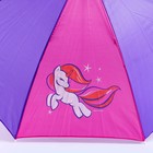 Зонт детский полуавтоматический «Единорожка», d=70 см - Фото 4