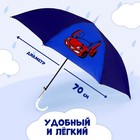Зонт детский полуавтоматический «Машинка», d=70см - фото 7353702