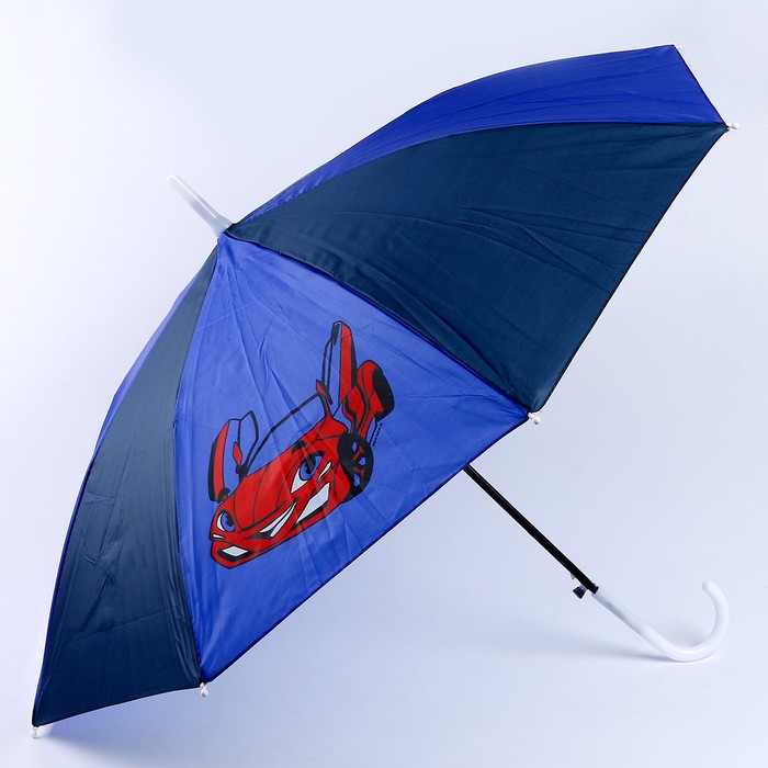 Зонт детский полуавтоматический «Машинка», d=70см - фото 1906362064