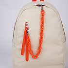 Рюкзак школьный текстильный с карманом, цвет бежевый, 45х30х15 см - Фото 7