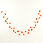 Декор «Гирлянда из листьев» длина: 2.4 м, ширина: 17 см, цвет красно-жёлтый - Фото 2