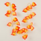 Декор «Гирлянда из листьев» длина: 2.4 м, ширина: 23 см, цвет жёлто-красный - Фото 5