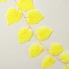 Декор «Гирлянда из листьев» длина: 2,4 м, ширина: 26 см, цвет жёлтый - Фото 4