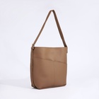 Сумка - мешок женская на магните, 26×10×30 см, бежевая - Фото 5