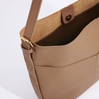 Сумка - мешок женская на магните, 26×10×30 см, бежевая - Фото 7